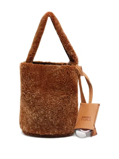 Bimba Y Lola Top-handle Mini Bag In Brown