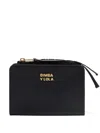 Bimba Y Lola Top-zip Logo Wallet In Black