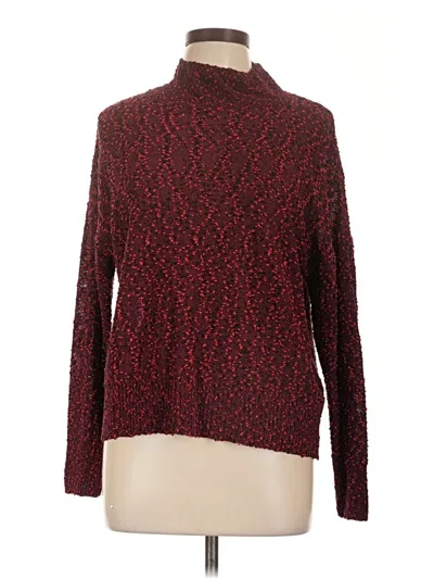 Pre-owned Bimba Y Lola Turtleneck Sweater In Burgundy