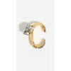 Bimba Y Lola Two-tone Ear Cuff Earring In Gold