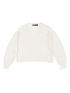 Bimba Y Lola V-neck Sweater In White