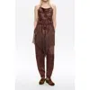 Bimba Y Lola Viscose Harem Trousers In Brown