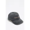 Bimba Y Lola Washed Cotton Cap In Gray