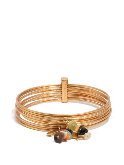 Bimba Y Lola Weekly Charm Bracelet In Gold