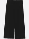 Bimba Y Lola Wide-leg Cropped Trousers In Grey