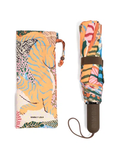 Bimba Y Lola Wild Animal-print Umbrella In Multi