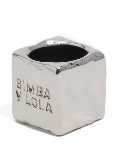 Bimba Y Lola Wild Scarf Bag Charm In Metallic