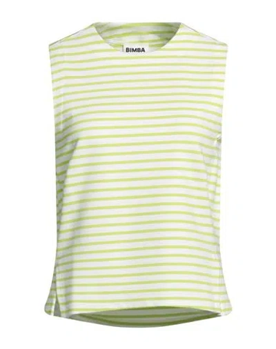Bimba Y Lola Woman Top Lime Green Size S Viscose, Polyamide, Elastane