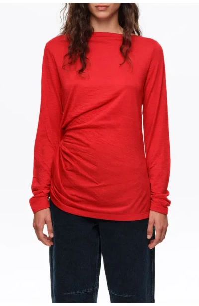 Bimba Y Lola Wool Knot T-shirt In Red