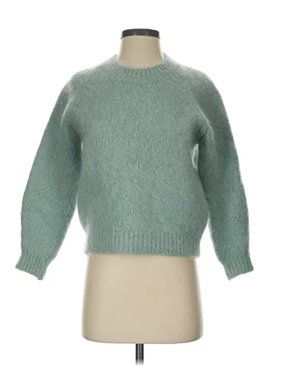 Pre-owned Bimba Y Lola Wool Pullover Sweater In Green