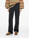Bimba Y Lola Woven Trousers In Gray
