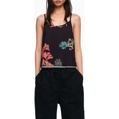 Bimba Y Lola Wrinkled Tank Top In Black