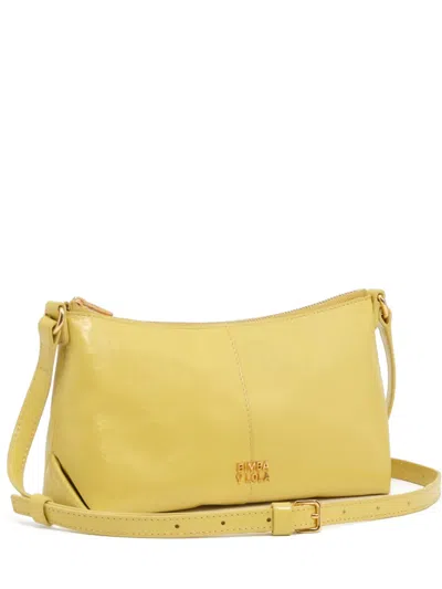 Bimba Y Lola Yellow Leather Mini Crossbody Bag