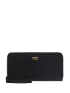 Bimba Y Lola Zip-around Strap-detail Wallet In Black