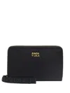 Bimba Y Lola Zip-around Wrist-strap Wallet In Black