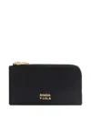 Bimba Y Lola Zip Cardholder In Black