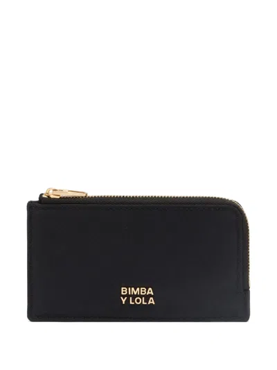 Bimba Y Lola Zip Cardholder In Black