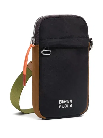 Bimba Y Lola Zip-fastening Cross Body Bag In Black