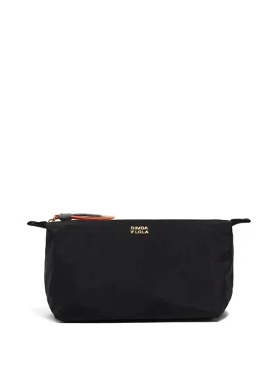 Bimba Y Lola Zip-fastening Make Up Bag In Black