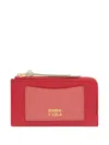 Bimba Y Lola Zip-fastening Panelled Purse In Red
