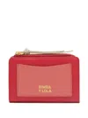 Bimba Y Lola Zip-fastening Panelled Wallet In Red