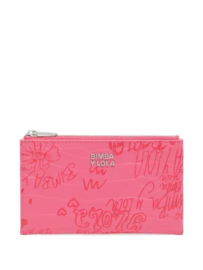 Bimba Y Lola Zip-fastening Wallet In Pink