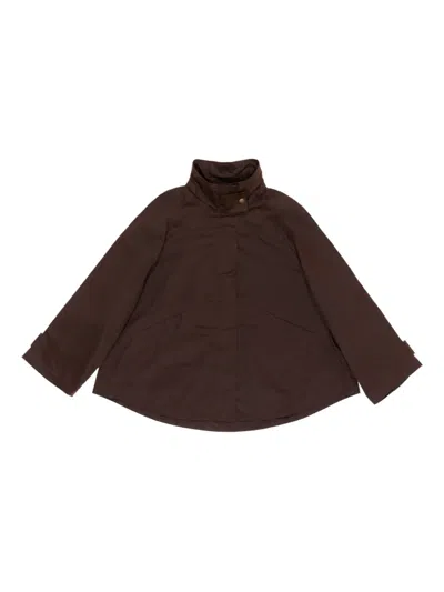 Bimba Y Lola Zip-front Jacket In Brown