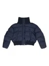 Bimba Y Lola Zip Quilted Jacket In Blue