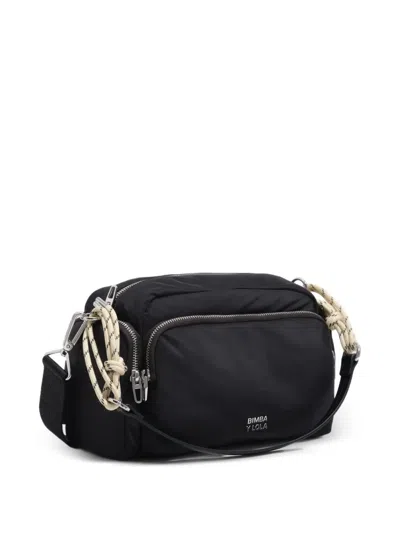 Bimba Y Lola Zip Rope Mini Bag In Black