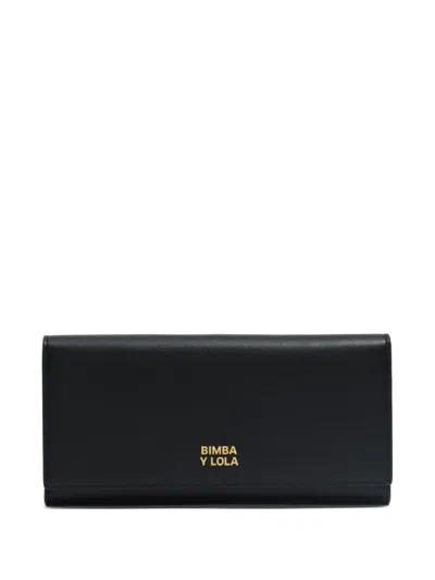 Bimba Y Lola Zip Wallet In Black