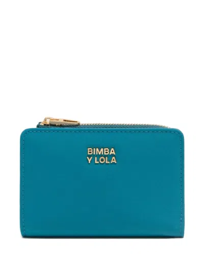 Bimba Y Lola Zip Wallet In Blue