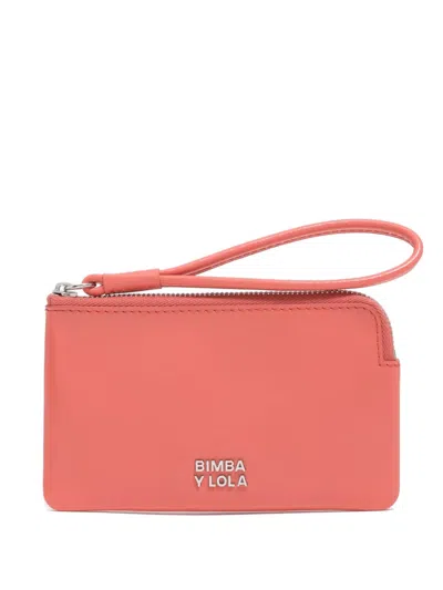 Bimba Y Lola Zip Wallet In Orange