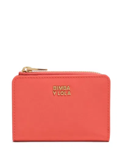 Bimba Y Lola Zip Wallet In Red