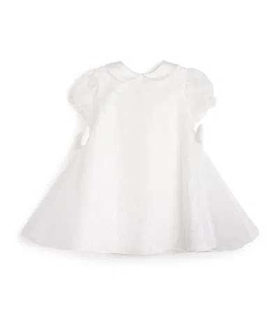 Bimbalò Kids' Bow-detail Dress In Ivory