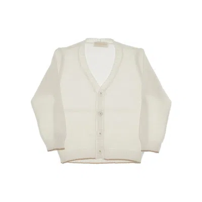 Bimbalò Cotton Cardigan Kids In White