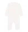 Bimbalò Cotton Embroidered Playsuit In White