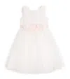 Bimbalò Floral-appliqué Dress In White