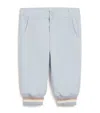 Bimbalò Jersey-trim Trousers In Blue