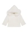 Bimbalò Knitted Coat In White