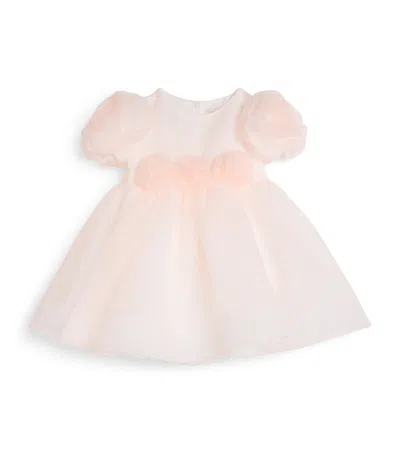 Bimbalò Kids' Rose-detail Dress In Pink