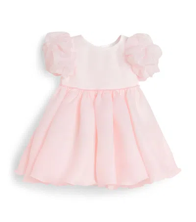 Bimbalò Kids' Ruffle-sleeve Dress In Pink