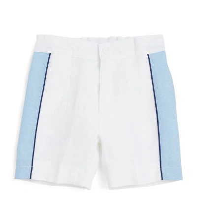 Bimbalò Side-stripe Shorts (3-24 Months) In White