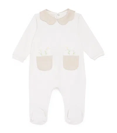 Bimbalò Kids' Stretch-cotton All-in-one In Beige