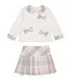 Bimbalò Top And Skirt Set In Pink