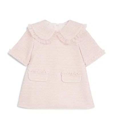 Bimbalò Kids' Bimbalo Tweed Dress In Pink