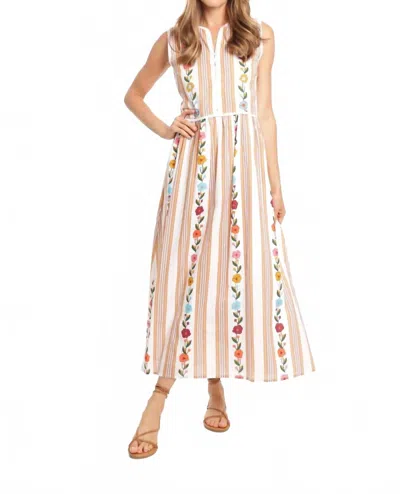 Bindu Alondra Dress In Multi Sand
