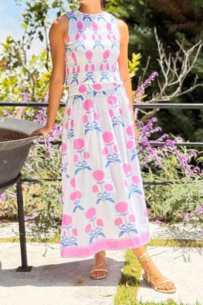 Bindu Brigitte Skirt In Cotton Candy In Pink