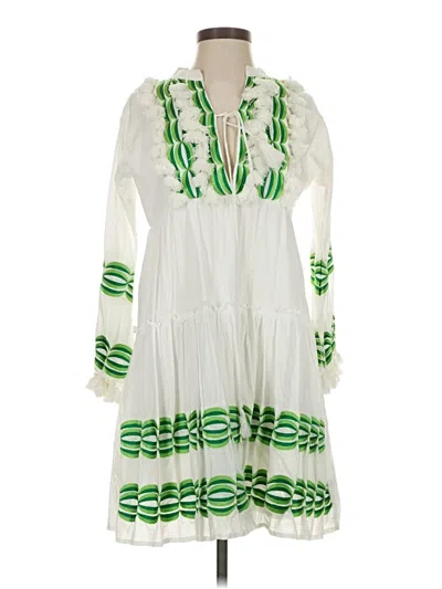 Pre-owned Bindu Casual Dress In Green