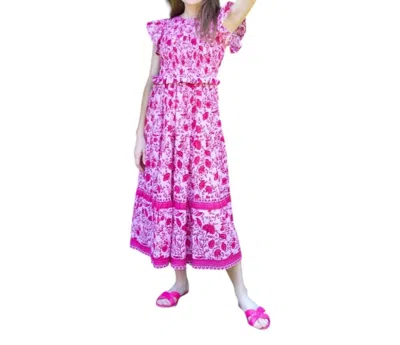 Bindu Giulia Dress In Pink