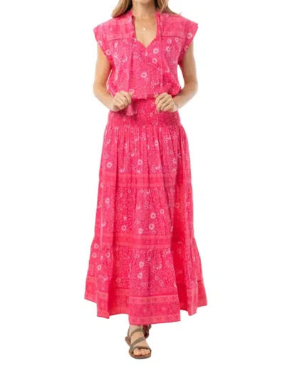 Bindu Isabel Skirt In Magenta In Pink